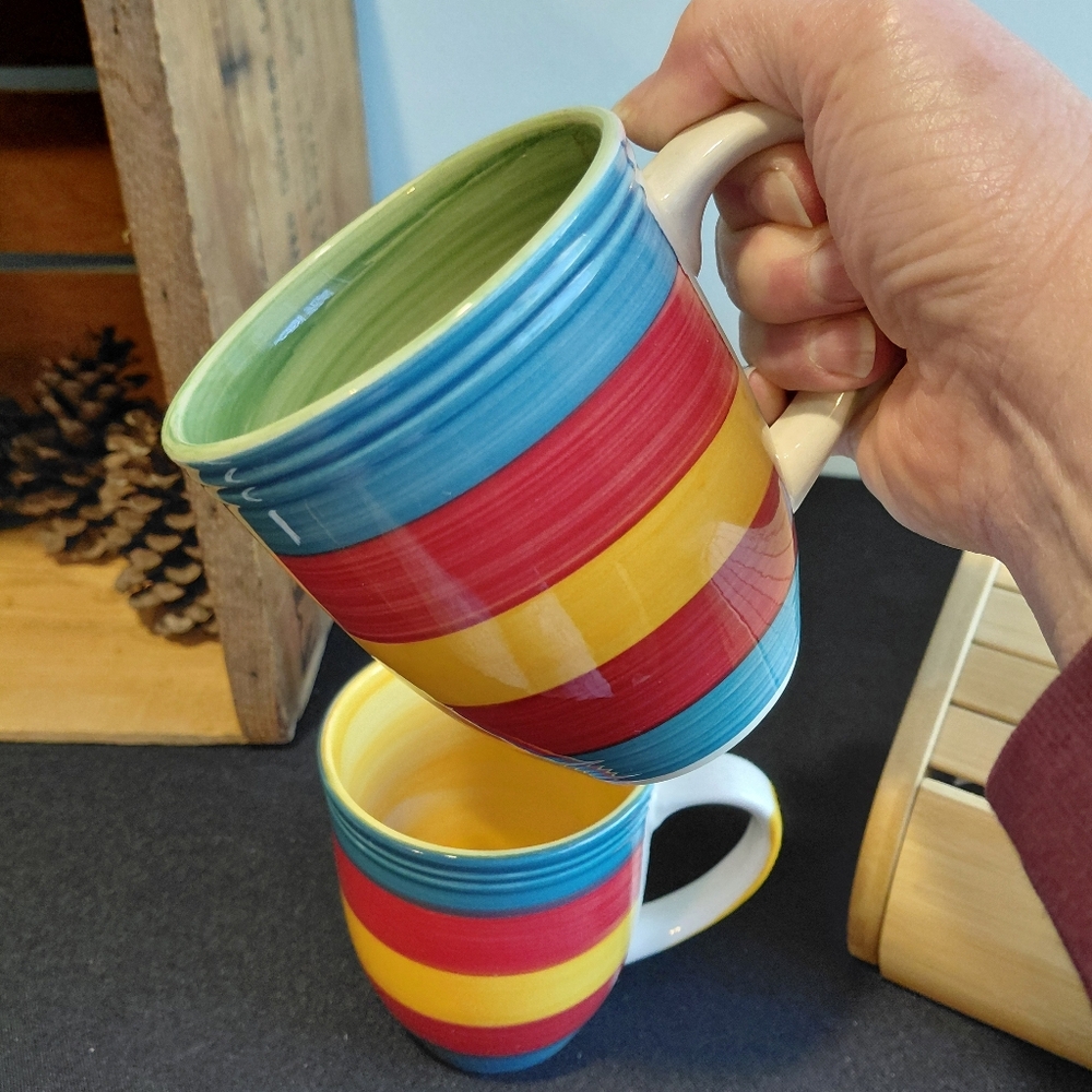 STRIPED MUGS⭐ - Picture 10 of 10
